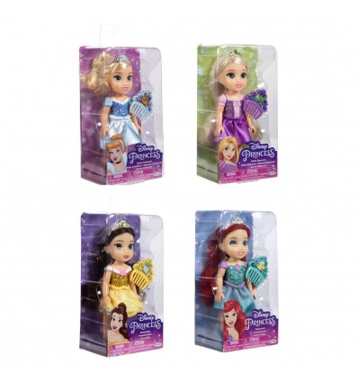 Jakks Pacific punčka Disney Princess Petite 15 cm sort.