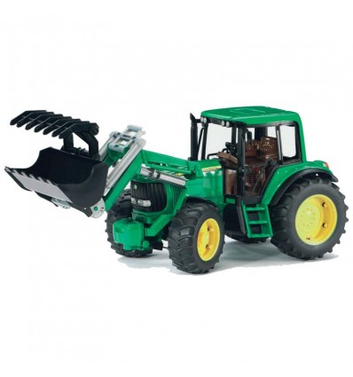 Bruder traktor John Deere 6920 z nakladalko