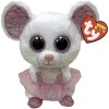 TY Beanie Boos NINA - bela miška balerina (15 cm)