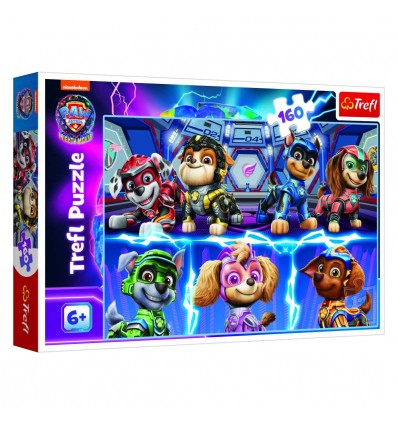 Trefl 160- delna sestavljanka Paw Patrol - The Mighty Movie