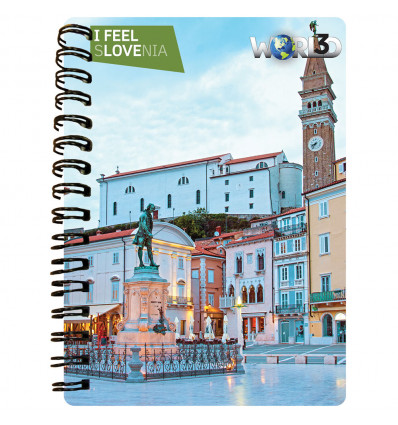 3D notebook A6 50L - Piran I Feel Slovenia