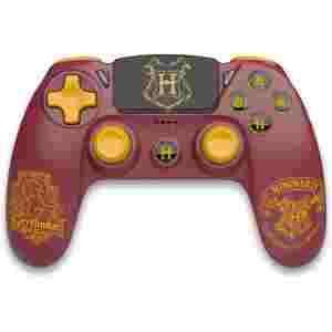 OFFICIAL HARRY POTTER - BREZŽIČNI PS4 KONTROLER - GRYFFINDOR - RDEČE BARVE