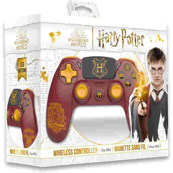 OFFICIAL HARRY POTTER - BREZŽIČNI PS4 KONTROLER - GRYFFINDOR - RDEČE BARVE - Image 3