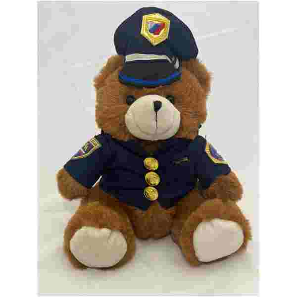 Medo Jaka policist maskota moder 25cm
