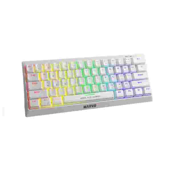 MARVO KG962 MECHANICAL KEYBOARD - WHITE - Image 2