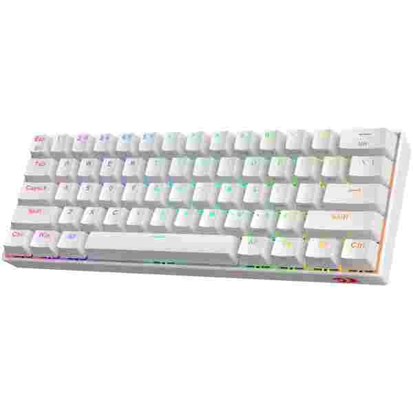 REDRAGON DRACONIC K530RGB PRO BT/ŽIČNA BELA MEHANSKA TIPKOVNICA, RJAVA STIKALA - Image 3