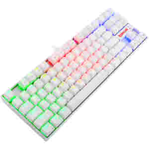 REDRAGON K552 KUMARA RGB GAMING MEHANSKA ŽIČNA TIPKOVNICA BELA - RDEČA STIKALA - Image 3