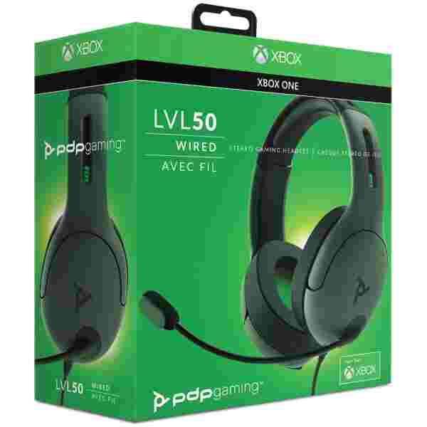 Slušalke PDP LVL50 Chat Headset za XBOX One sive barve - Image 2