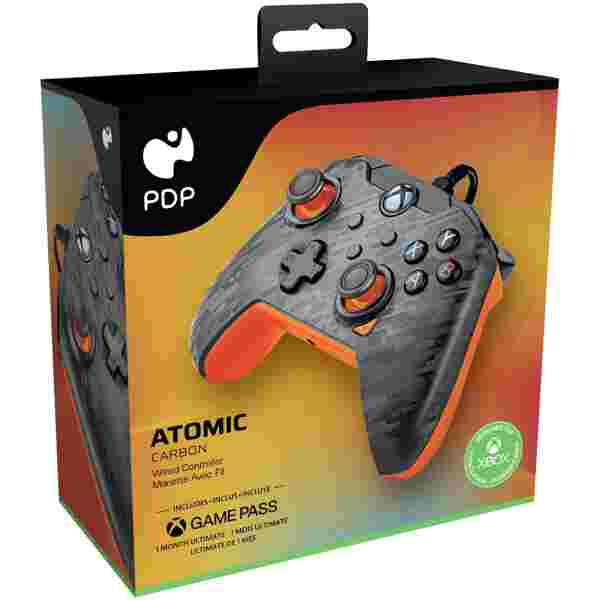 PDP XBOX WIRED CONTROLLER CARBON - ATOMIC (ORANGE) - Image 4