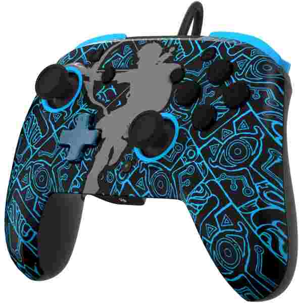PDP NINTENDO SWITCH ŽIČNI KONTROLER REMATCH – LINK GLOW IN THE DARK - Image 4