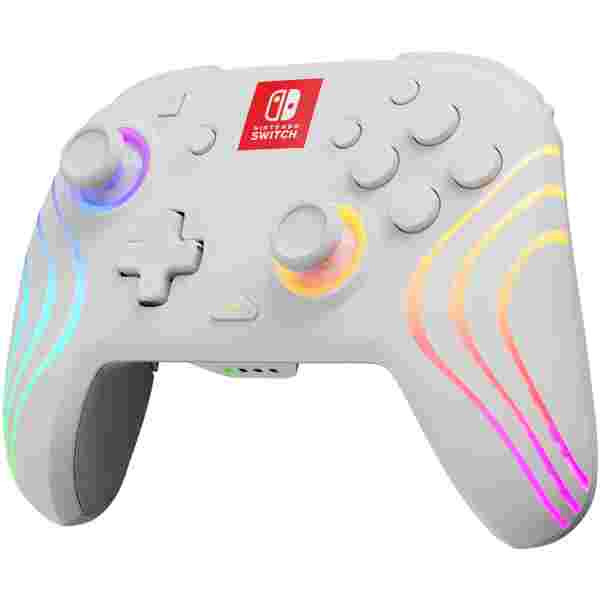PDP NINTENDO SWITCH BREZŽIČNI KONTROLER AFTERGLOW WAVE - BELE BARVE - Image 2