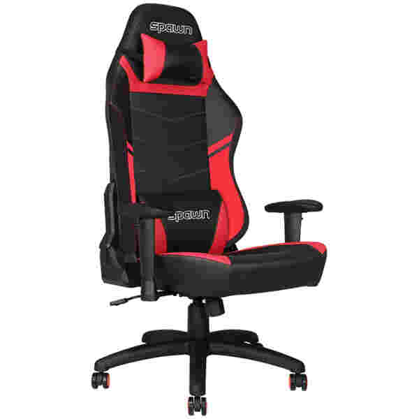 GAMING STOL SPAWN GAMING CHAIR KNIGHT SERIES - črno rdeče barve - Image 2
