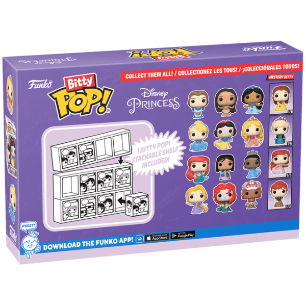 FUNKO BITTY POP: DISNEY - ARIEL 4PK - Image 2