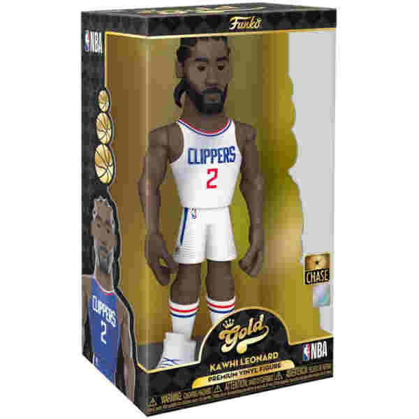 FUNKO GOLD 12" NBA: CLIPPERS- KAWHI LEONARD W/CHASE - Image 2