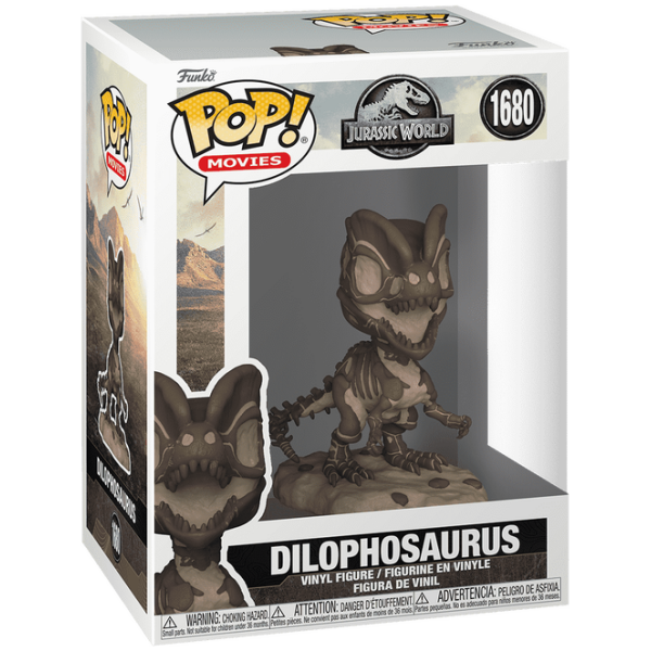 FUNKO POP MOVIES: JURASSIC PARK FOSSIL - DILOPHOSAURUS - Image 2