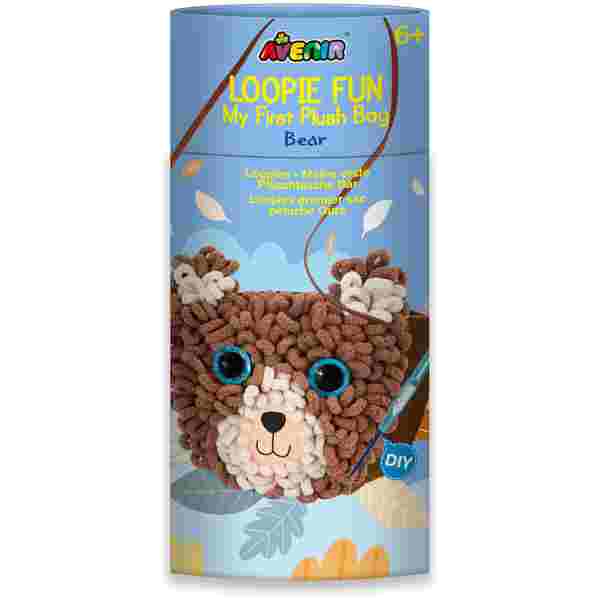 Loopie fun moja prva plišasta torba - Medvedek D1