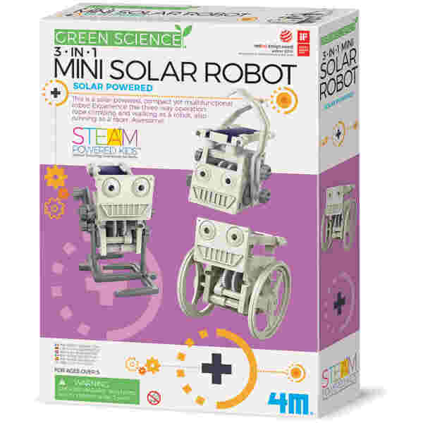 Mini solarni robot 3 v 1