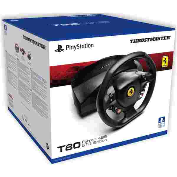 THRUSTMASTER T80 FERRARI 488 GTB EDITION RACING WHEEL PC/PS4/PS5 - Image 4