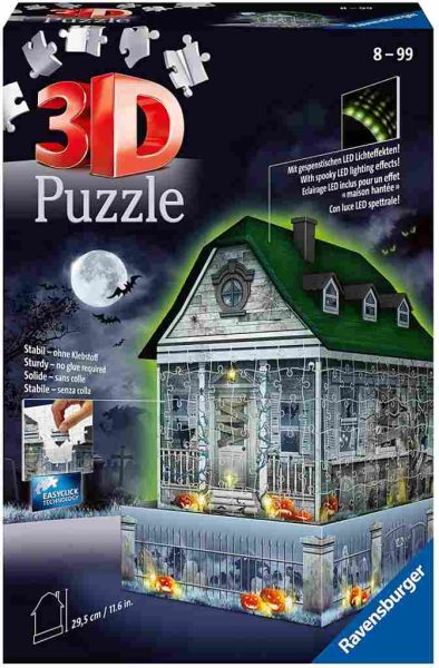 Sestavljanka 3D Hiša duhov 257d