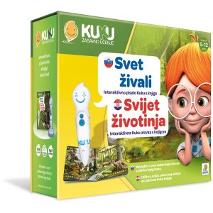 Interaktivno pisalo Kuku s knjigo - Svet živali