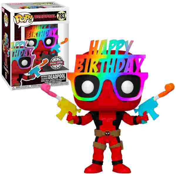 FUNKO POP: MARVEL - DEADPOOL 30TH - BIRTHDAY GLASSES DEADPOOL (SP) - Image 2