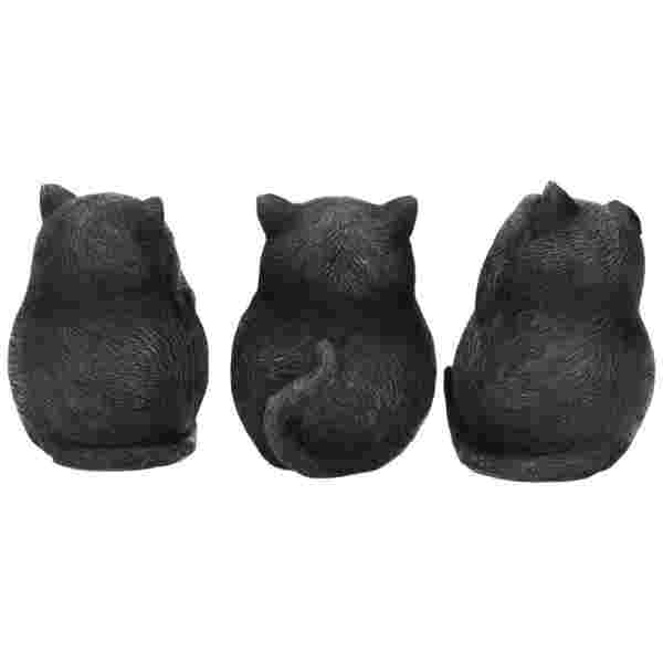 NEMESIS NOW THREE WISE FAT CATS 8.5CM FIGURICE - Image 2