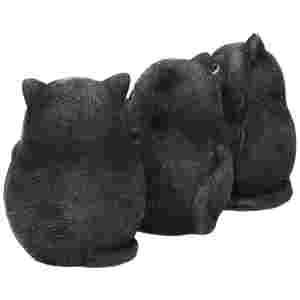 NEMESIS NOW THREE WISE FAT CATS 8.5CM FIGURICE - Image 3
