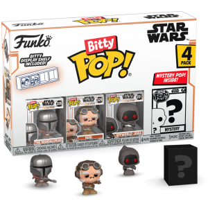 FUNKO BITTY POP: MANDALORIAN 4PK - MANDALORIAN