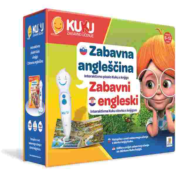 Interaktivno pisalo Kuku s knjigo - Zabavna angleščina