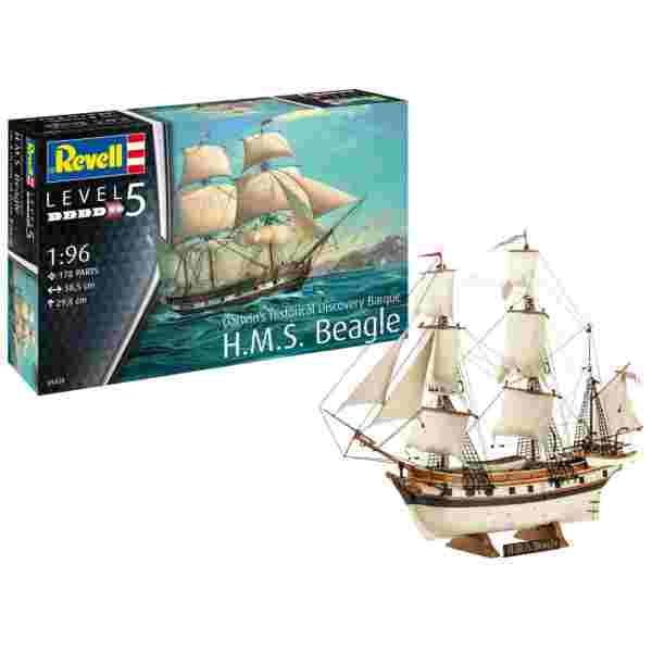 Darwin&apos;s Historical Discovery Barque H.M.S. Beagle  - 165