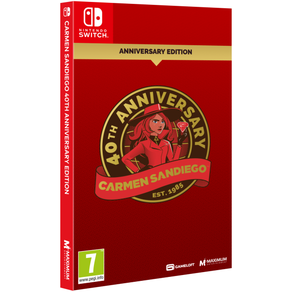 Carmen Sandiego 40th Anniversary Edition (Nintendo Switch)