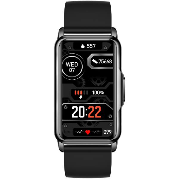 MOYE KRONOS FIT BUDDY SMART BAND ČRNE BARVE