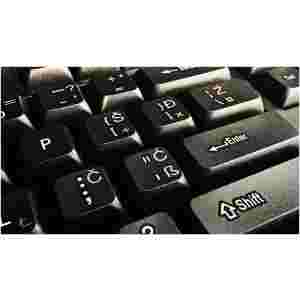 MARVO OFFICE WS005 HR WH brezžični komplet tipkovnice in miške črne barve - SLO/HR LAYOUT - Image 2