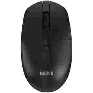 MARVO OFFICE WS005 HR WH brezžični komplet tipkovnice in miške črne barve - SLO/HR LAYOUT - Image 4