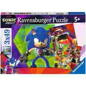 Sestavljanka Sonic Ježek 3x49p