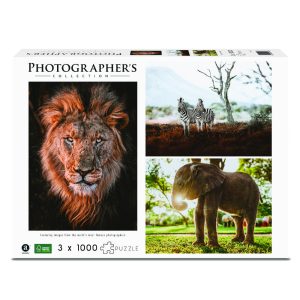 Sestavljanke - 3x1000 kos 70x50cm - živali 3- Photographers
