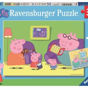 Sestavljanka Pujsa Pepa doma 2x12d