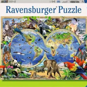 Sestavljanka Živali po svetu 100d