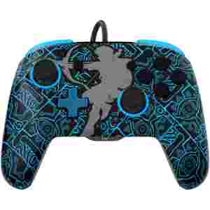 PDP SWITCH 2 & 1 ŽIČNI KONTROLER REMATCH – LINK GLOW IN THE DARK