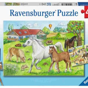 Sestavljanka Konji na kmetiji 2x24d