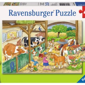 Sestavljanka Živali na kmetiji 2x24d