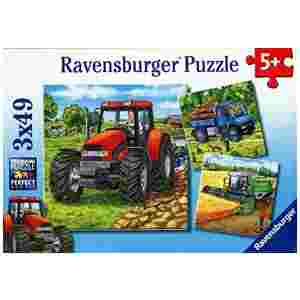 Sestavljanka Stroji na kmetiji 3x49d