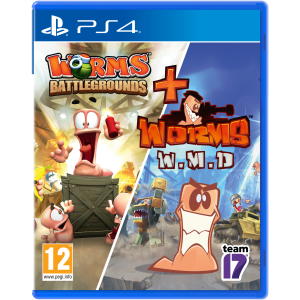 Worms Battlegrounds + Worms WMD Double Pack (PS4)