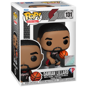 FUNKO POP NBA: BLAZERS- DAMIAN LILLARD (WHITE JERSEY)