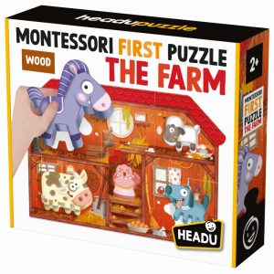 Headu Montessori Moja prva sestavljanka Kmetija (Z)