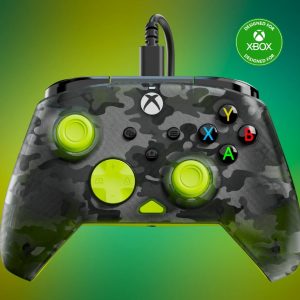 TURTLE BEACH XBOX REMATCH ŽIČNI KONTROLER CAMO ČRNO RUMENE BARVE