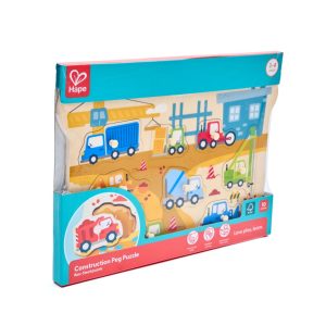 Hape lesena sestavljanka s čepki