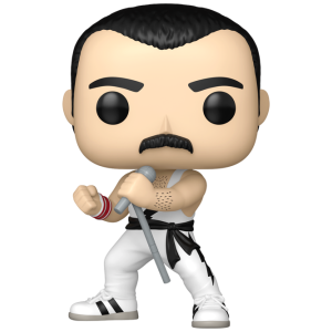 FUNKO POP ROCKS: QUEEN - FREDDIE MERCURY (WHITE SINGLET)