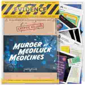 Detektivska igra - Murder at MediLuck Medicines - Cryptic Killers T4.5