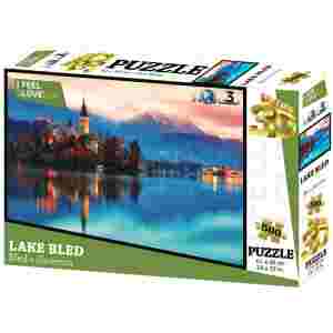Sestavljanka 3D - Bled-novo 500 kos 61x46cm I Feel Slovenia